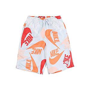 Nike Sportswear Nohavice biela / béžová / svetlomodrá / oranžová vyobraziť