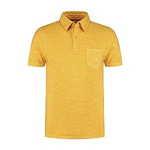 Shiwi Tričko 'men polo jersey slub solid' žltá vyobraziť