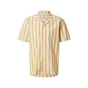 minimum Košeľa 'Emanuel' biela / žltá vyobraziť