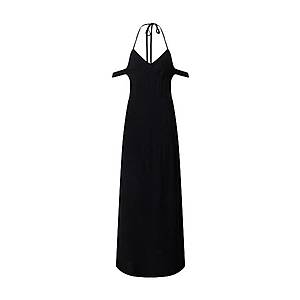 NA-KD Šaty 'strap tie back dress' čierna vyobraziť