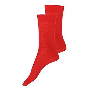 Swedish Stockings Ponožky 'Emma' ohnivo červená vyobraziť