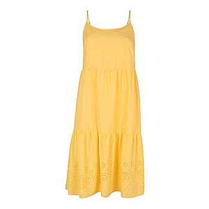 Vero Moda Curve Letné šaty 'HALO ' žltá vyobraziť