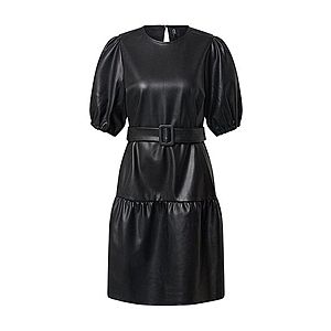 Vero Moda Tall Šaty 'VMSERENA COATED BELT 2/4 DRESS EXP TALL' čierna vyobraziť