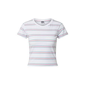 Urban Classics Tričko biela / ružová / modrá vyobraziť