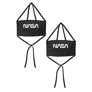 Mister Tee Látkové rúško 'NASA' čierna vyobraziť