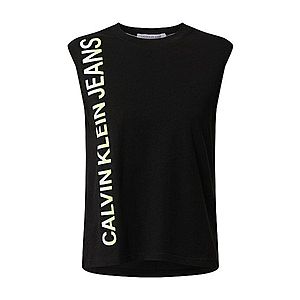 Calvin Klein Jeans Top 'PHOTO PRINT STRAIGHT T-SHIRT' čierna vyobraziť