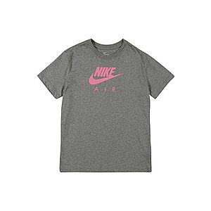 Nike Sportswear Tričko 'Boyfriend' sivá melírovaná / ružová vyobraziť