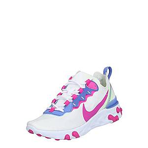 Nike Sportswear Nízke tenisky 'React Element 55' fialová / biela / ružová vyobraziť