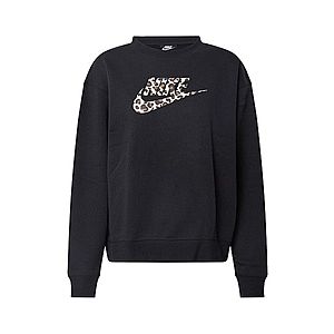 Nike Sportswear Mikina béžová / čierna / hnedá vyobraziť