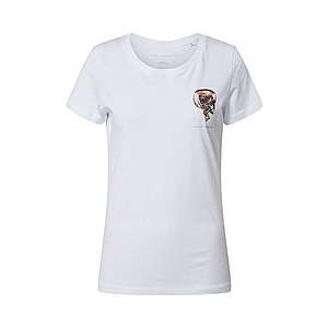 EINSTEIN & NEWTON Tričko 'Goldskull Chest T-Shirt' zlatá / biela vyobraziť