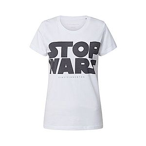 EINSTEIN & NEWTON Tričko 'Stop Wars' čierna / biela vyobraziť