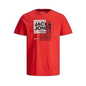 JACK & JONES Tričko zmiešané farby / grenadínová vyobraziť