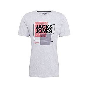 JACK & JONES Tričko sivá melírovaná vyobraziť