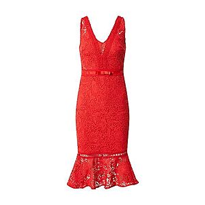 Lipsy Kokteilové šaty 'AC RED LACE BODYCON' červená vyobraziť