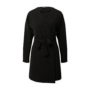 Gina Tricot Košeľové šaty 'Naomi' čierna vyobraziť