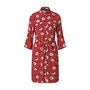 Dorothy Perkins Košeľové šaty 'Daisy Print Utility Shirt Dress' červená vyobraziť