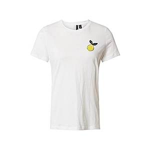 VERO MODA Tričko 'VMSAFINAFRANCIS' žltá / biela vyobraziť