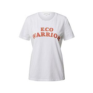 ARMEDANGELS Tričko 'MARAA ECO WARRIOR' biela / oranžová vyobraziť