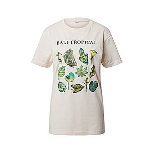 Merchcode Tričko 'Bali Tropical' béžová / zelená vyobraziť