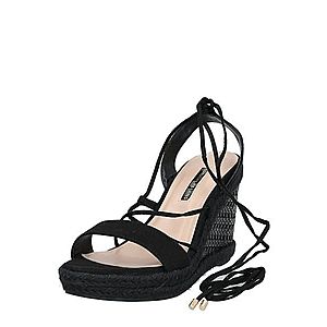 Dorothy Perkins Remienkové sandále 'Robyn' čierna vyobraziť