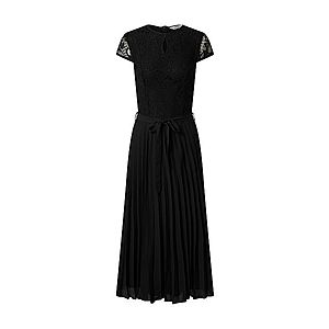 Dorothy Perkins (Tall) Šaty 'BLACK ALICE PLEAT DRESS' čierna vyobraziť