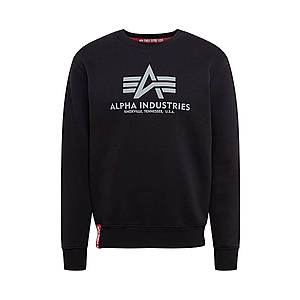 ALPHA INDUSTRIES Mikina 'Reflective Print' čierna vyobraziť