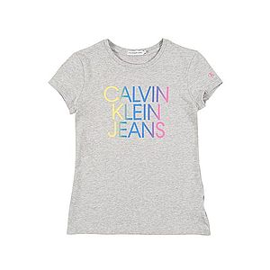 Calvin Klein Jeans Tričko svetlosivá vyobraziť