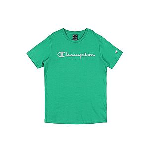 Champion Authentic Athletic Apparel Tričko 'CREWNECK T-SHIRT' zelená vyobraziť