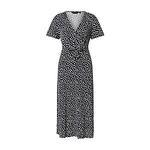 Dorothy Perkins Šaty 'NAVY SPOT BUTTON THROUGH MIDI DRESS' tmavomodrá vyobraziť