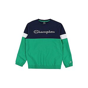Champion Authentic Athletic Apparel Mikina 'Crewneck Sweatshirt' tmavomodrá / zelená vyobraziť