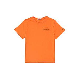 Calvin Klein Jeans Tričko 'CHEST LOGO REGULAR SS TOP' oranžová vyobraziť