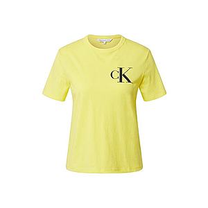 Calvin Klein Jeans Tričko žlté vyobraziť