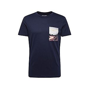 JACK & JONES Tričko 'JORHOLIDAZ' námornícka modrá vyobraziť