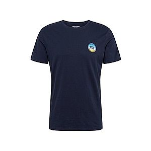 JACK & JONES Tričko 'JORPHOTO FASTER' námornícka modrá vyobraziť