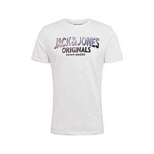 JACK & JONES Tričko 'JORPHOTO' fialová / biela vyobraziť