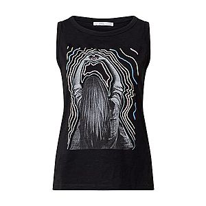 EDC BY ESPRIT Top 'Core Festival T-Shirts sleeveless top' čierna vyobraziť