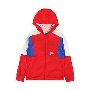 Nike Sportswear Prechodná bunda kráľovská modrá / červená / prírodná biela vyobraziť