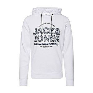 JACK & JONES Mikina 'JCOFUND SWEAT HOOD' biela vyobraziť