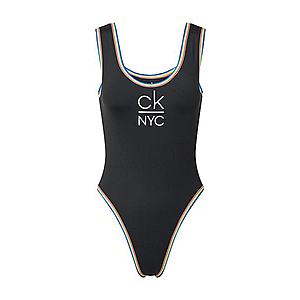Calvin Klein Swimwear Jednodielne plavky 'SCOOP' čierna vyobraziť