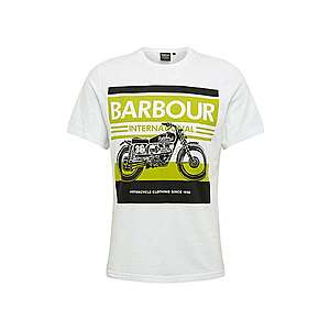 Barbour International Tričko 'B.Intl Burn Tee White' biela vyobraziť