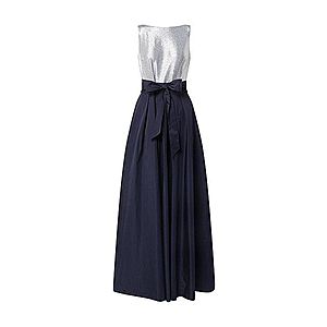 Lauren Ralph Lauren Večerné šaty sivá / námornícka modrá vyobraziť