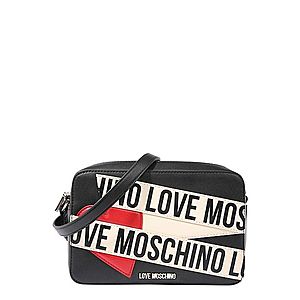 Love Moschino Taška cez rameno 'Borsa' červená / telová / čierna melírovaná vyobraziť