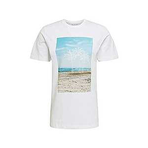 SELECTED HOMME Tričko 'SUNSET' biela / zmiešané farby vyobraziť