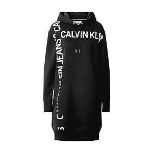 Calvin Klein Jeans Šaty biela / čierna vyobraziť