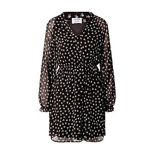 Cotton On Šaty 'Woven Emma Midi' čierna / zmiešané farby vyobraziť