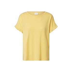 VILA Tričko 'VIBARIA' žltá vyobraziť