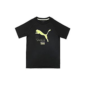 PUMA Funkčné tričko čierna / pastelovo žltá vyobraziť