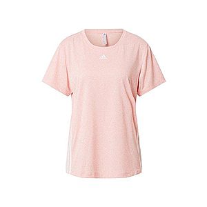 ADIDAS PERFORMANCE Funkčné tričko 'STRIPE TEE' ružová / biela vyobraziť
