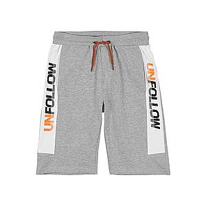 STACCATO Nohavice sivá melírovaná / biela / oranžová / čierna vyobraziť