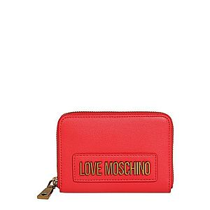 Love Moschino Peňaženka 'Smooth' červená / zlatá vyobraziť